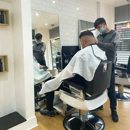A cut in progress at Olly's